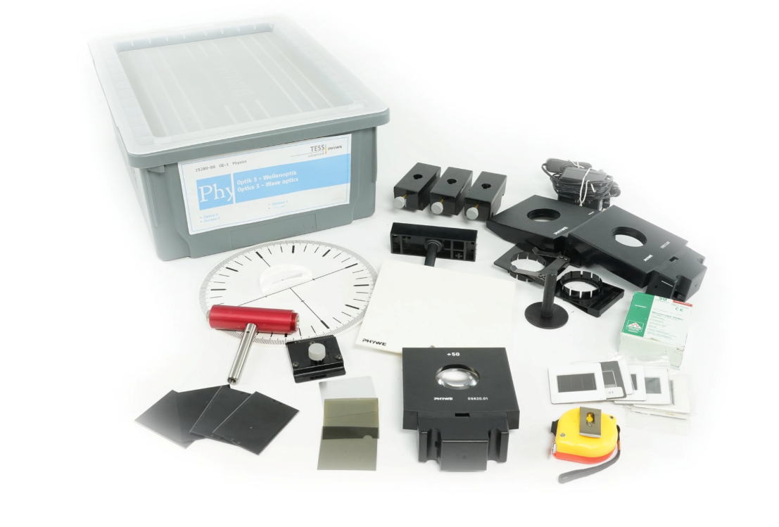 Trusa fizica TESS avansati optica ondulatorie setul Optica 3-25280-88 PHYWE Germania