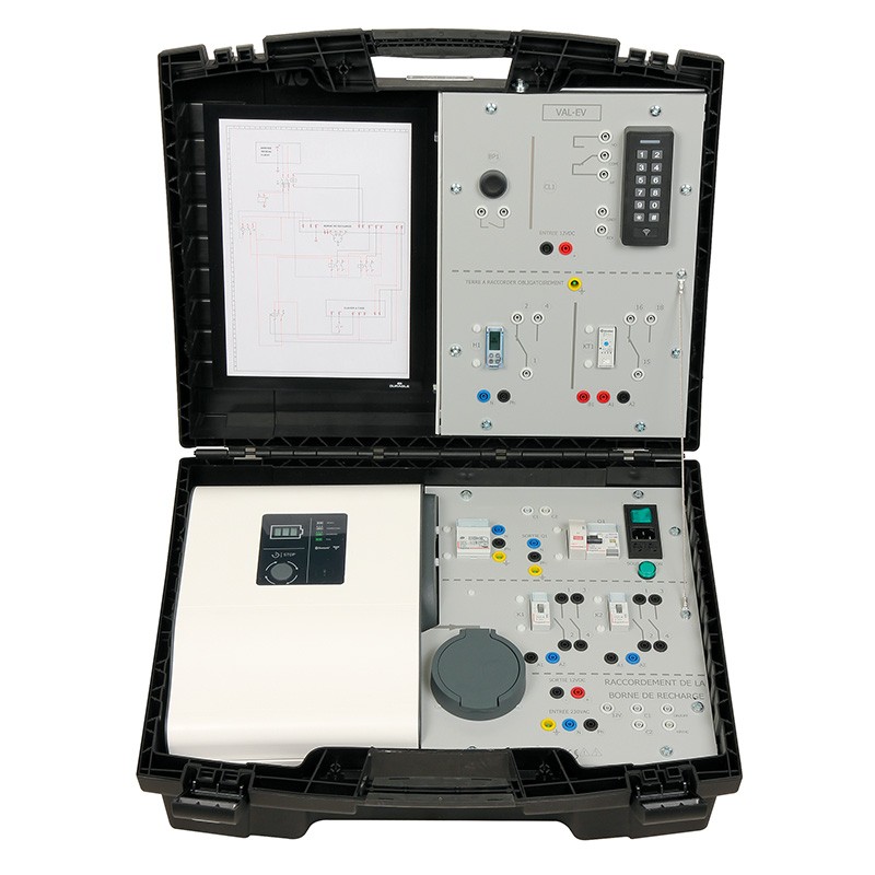 Trusa studiu statia de incarcare pentru un vehicul electric VAL-EV