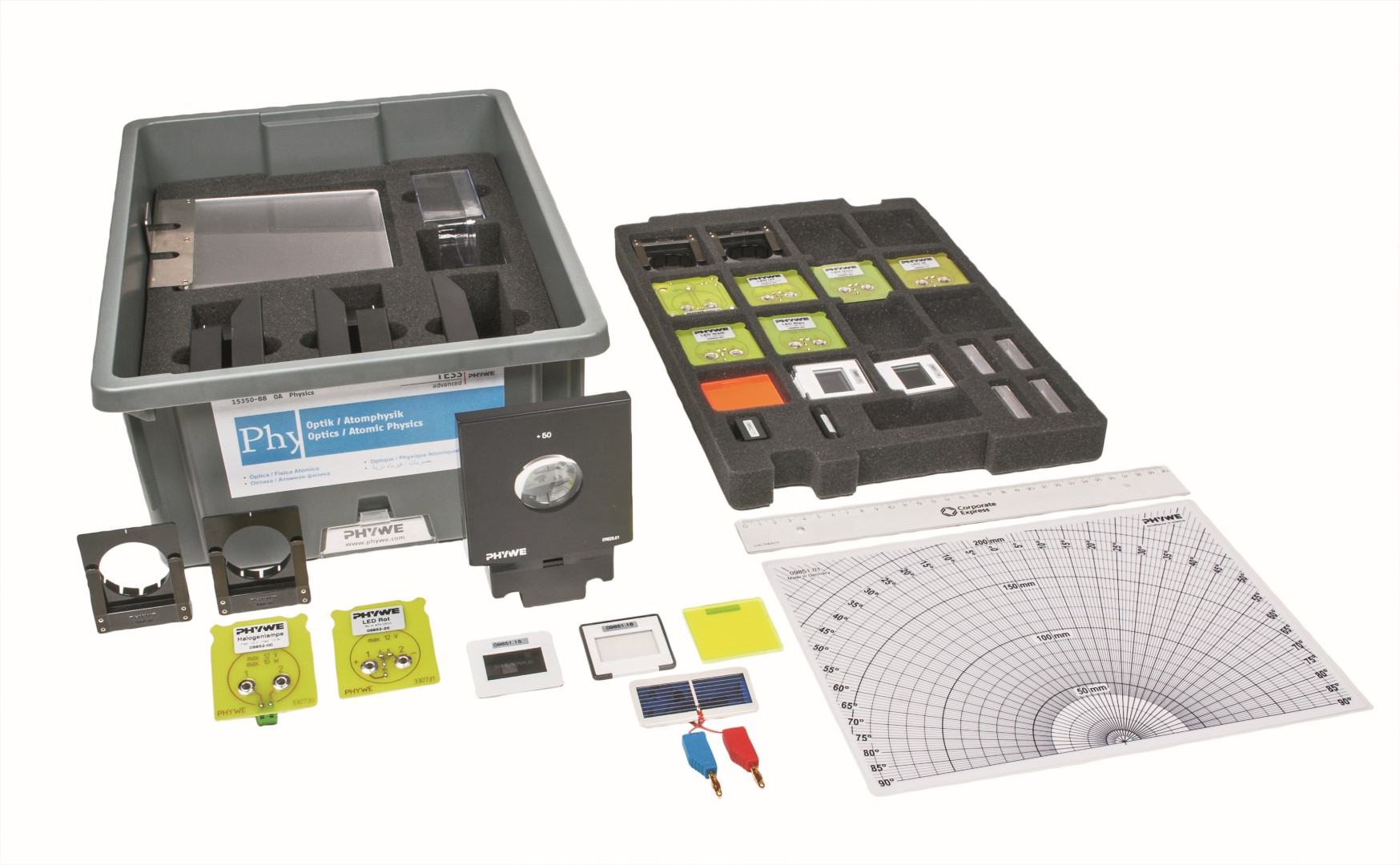 Trusa TESS avansati set optica / fizica atomica pentru 16 experimente 15350-88