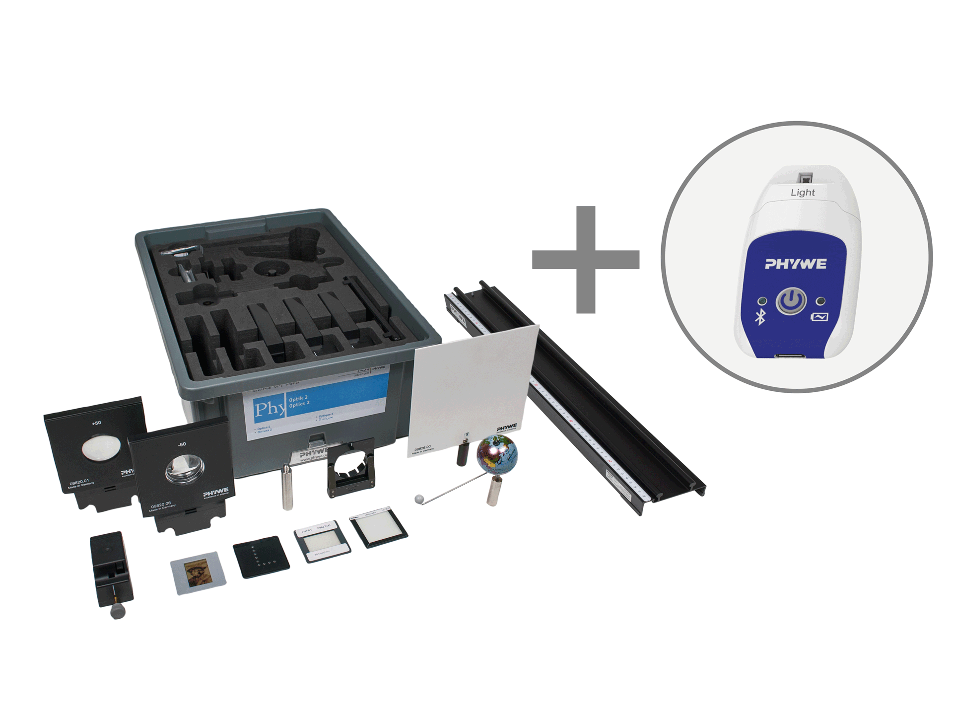Trusa fizica TESS avansati setul Optica 2 digital - 25277-88D PHYWE Germania