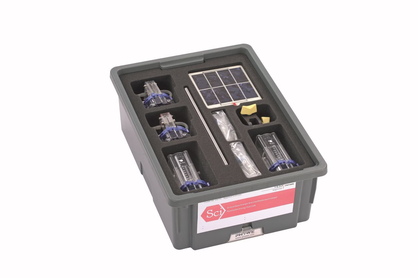 Trusa TESS avansati Stiinte aplicate setul Energie Regenerabila 3, celule de combustie 25286-88 PHYWE Germania
