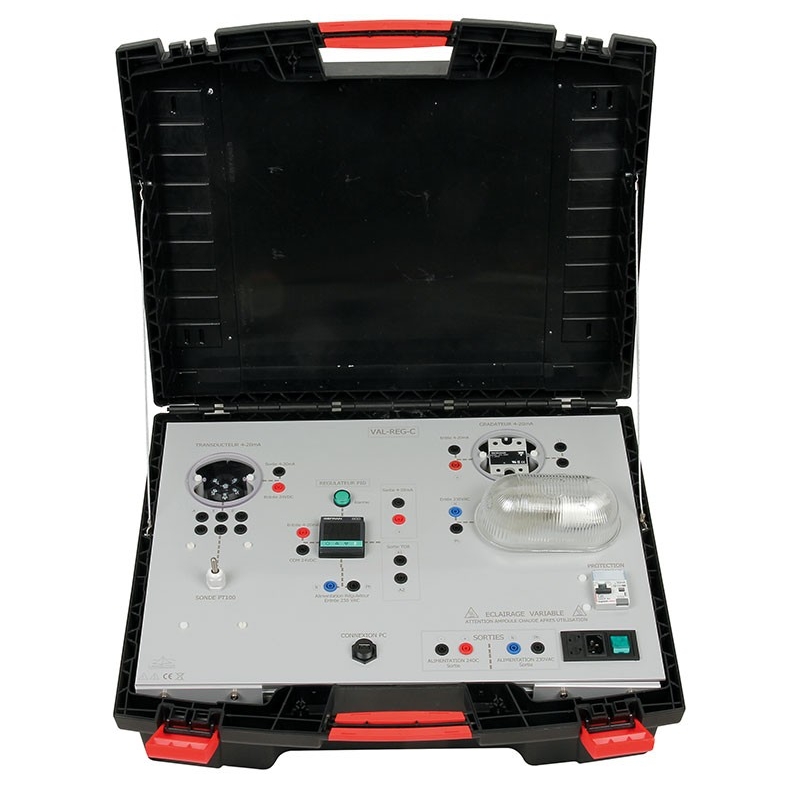Trusa didactica pentru control PID si ON/OFF VAL-REG-C