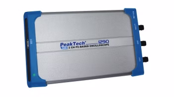 Osciloscop PC, 25 MHz / 2 canale ~ 100 MS/s ~ cu interfață USB izolată EAK-P-1290