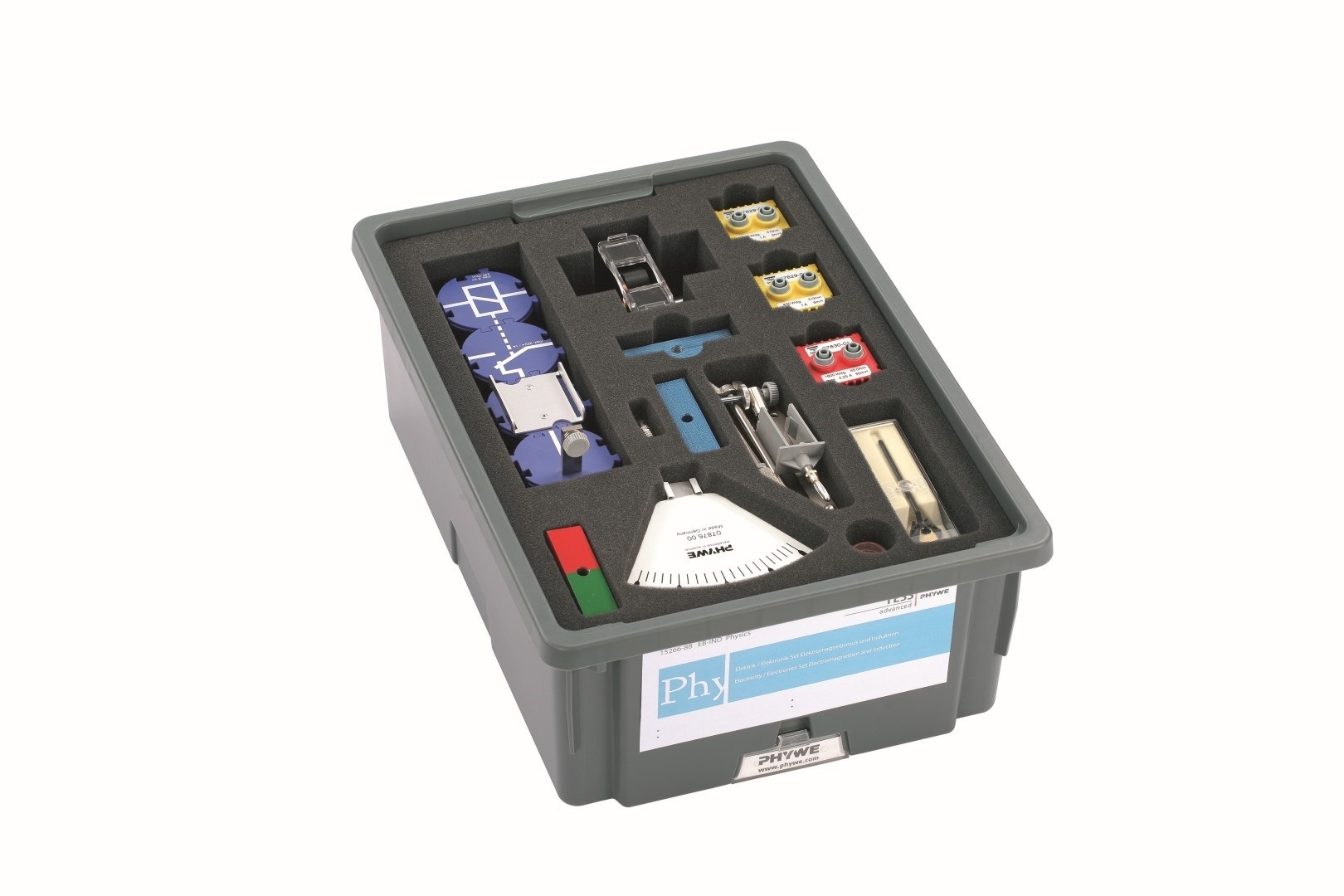 Trusa fizica TESS avansati Electricitate/Electronica 2 setul de inductie - 25266-88 PHYWE Germania