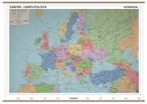 Harta Europa Administrativa + Harta Contur 160 x 120cm cod:R277017