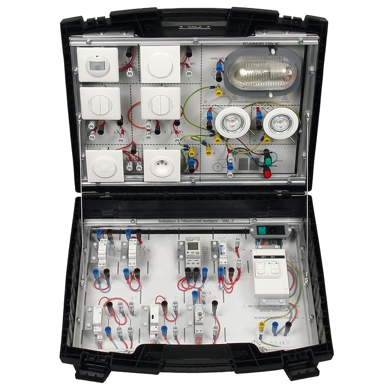 Set studiu elementele tabloului electric casnic VAL-2