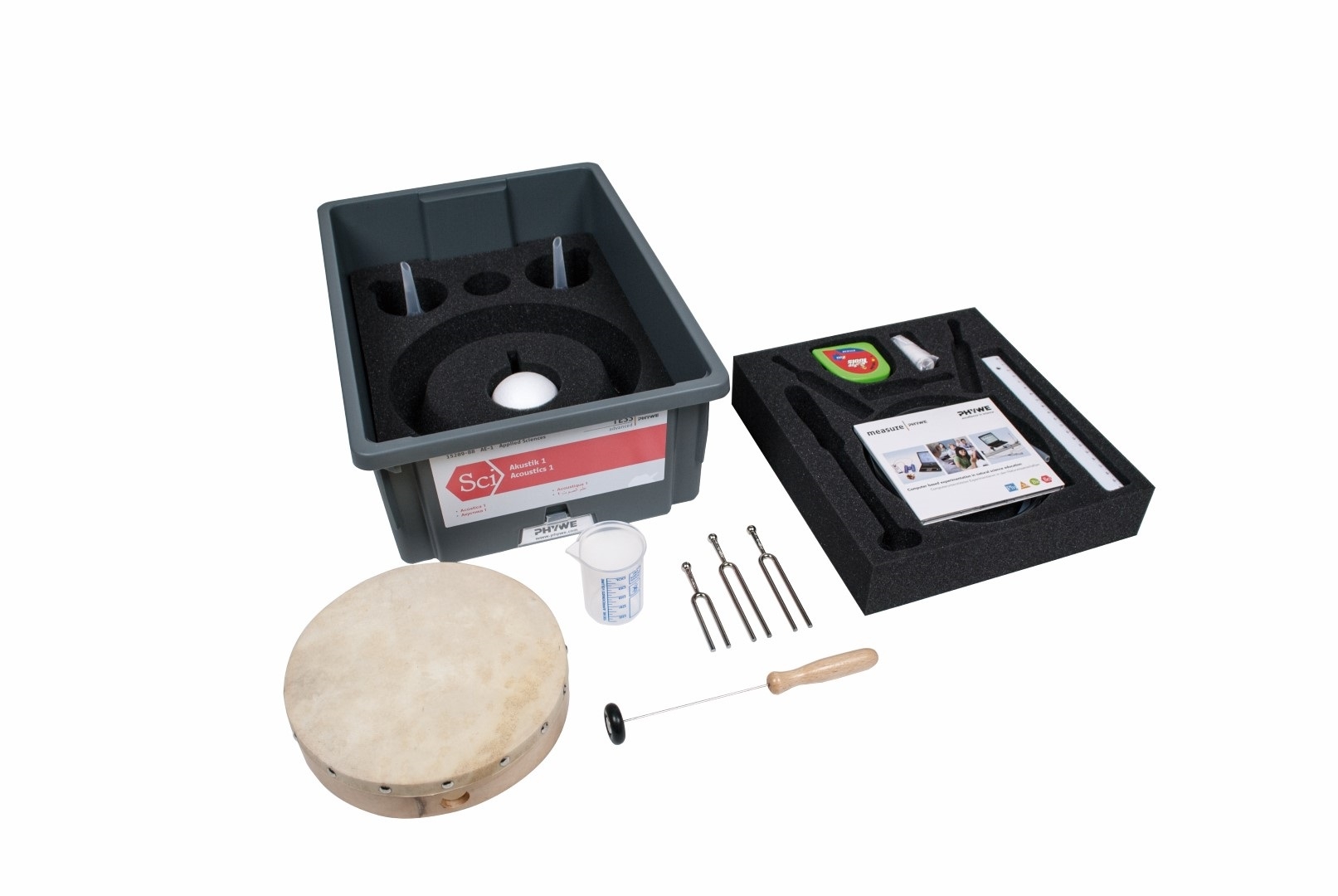 Trusa TESS avansati acustica setul 1 25289-88 PHYWE Germania
